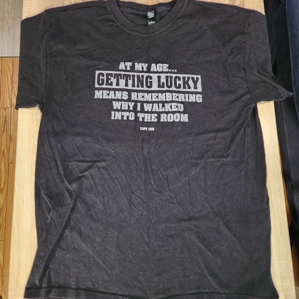 Men's Black Graphic T-Shirt